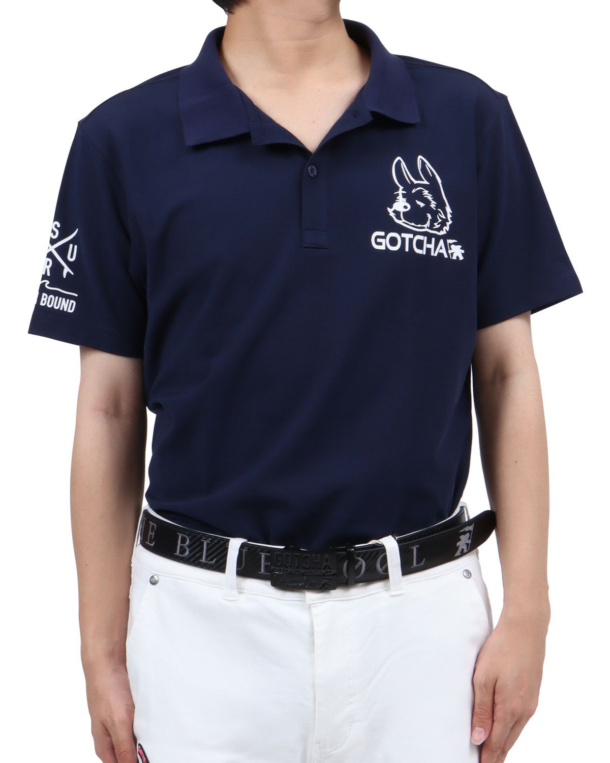 ネイビー：173cm63kg(Lサイズ着用)