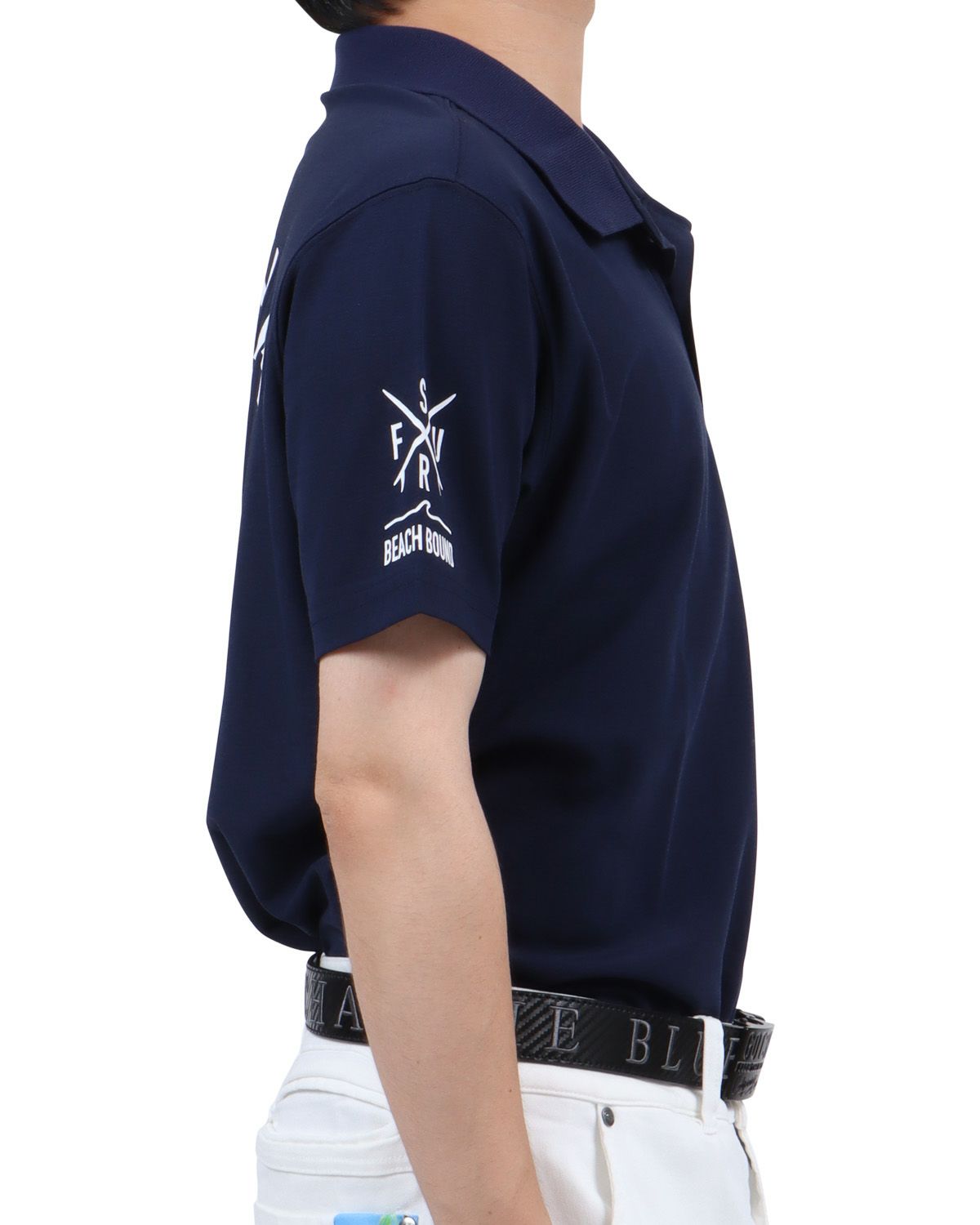 ネイビー：173cm63kg(Lサイズ着用)