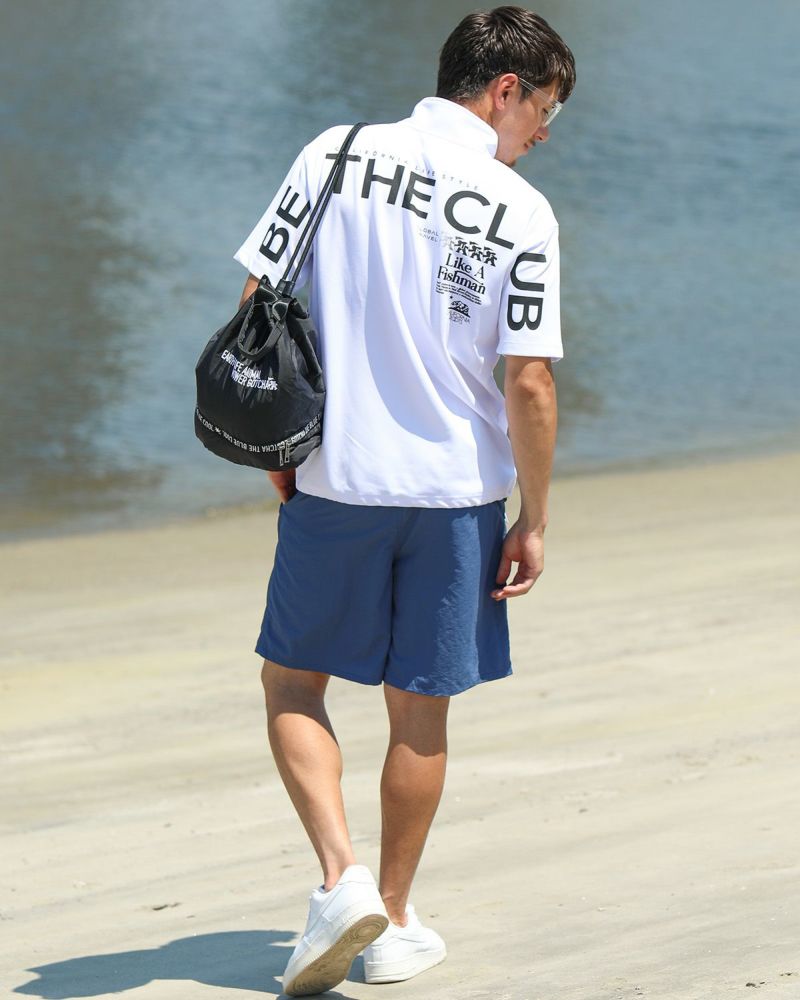 ホワイト：180cm/70kg(Lサイズ着用)