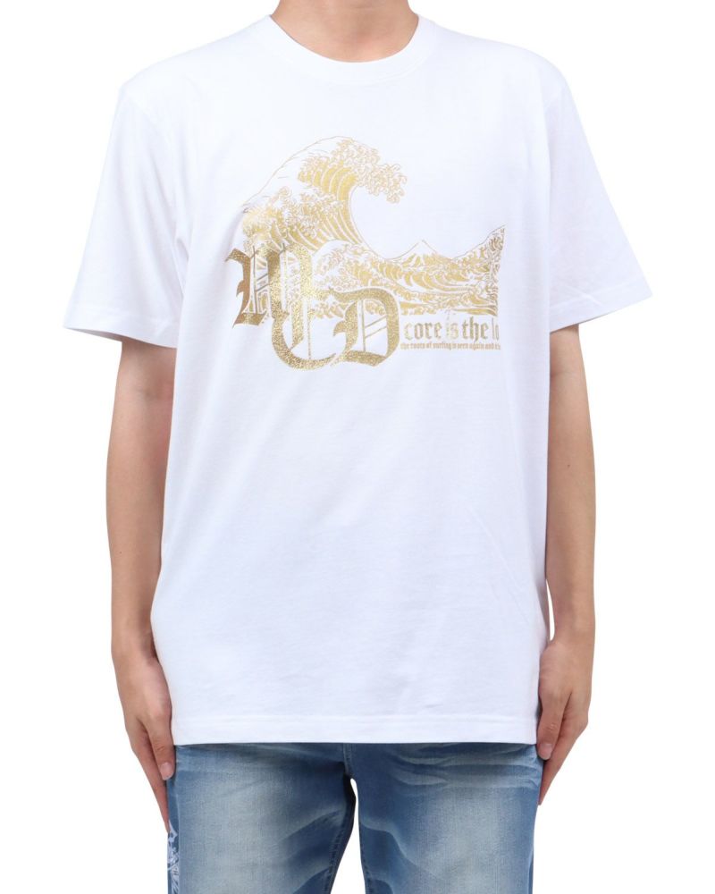 ホワイト：173cm63kg(Lサイズ着用)