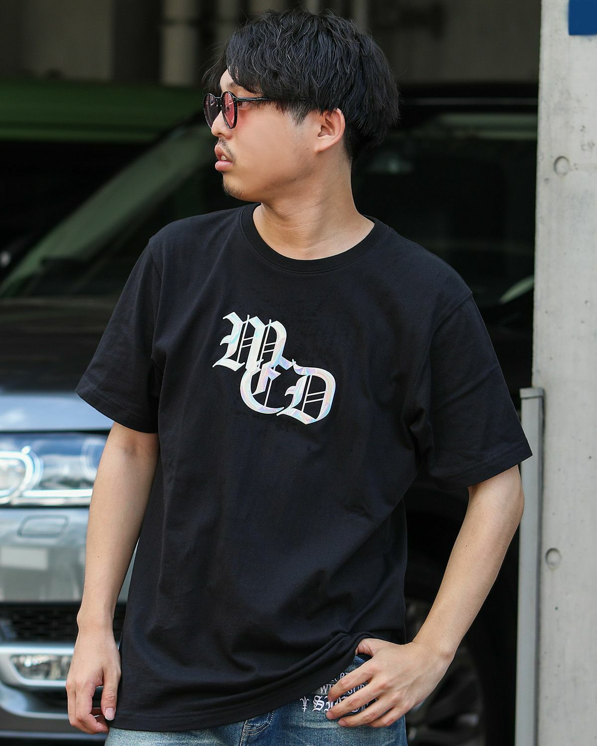 シルバー:173cm63kg(Lサイズ着用)