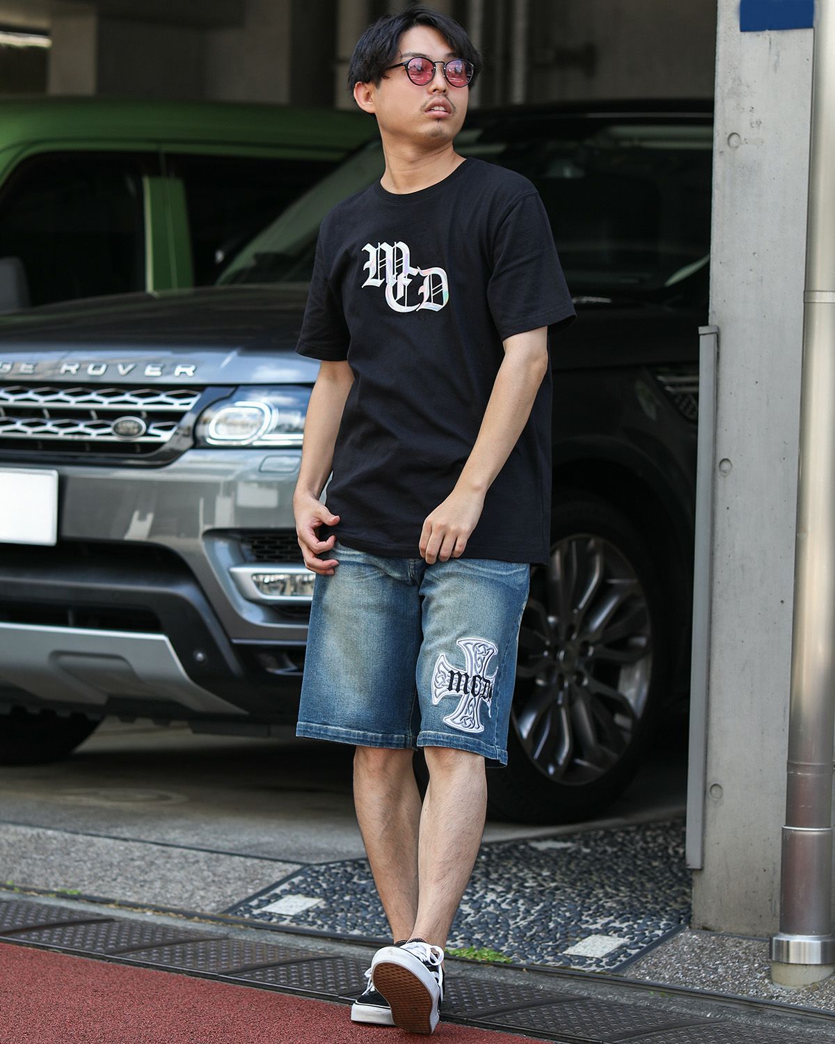 シルバー:173cm63kg(Lサイズ着用)