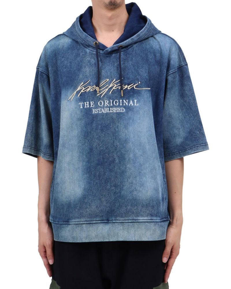 インディゴ：174cm62kg(Lサイズ着用)