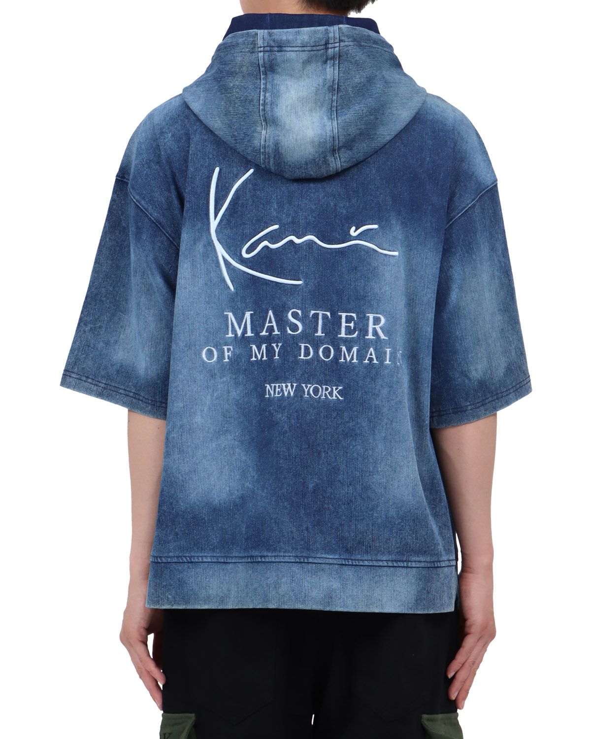 インディゴ：174cm62kg(Lサイズ着用)