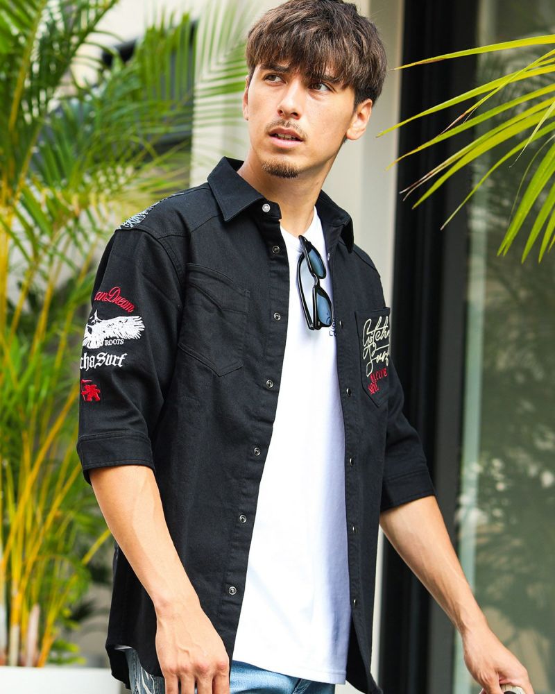 ブラック：180cm/70kg(Lサイズ着用)