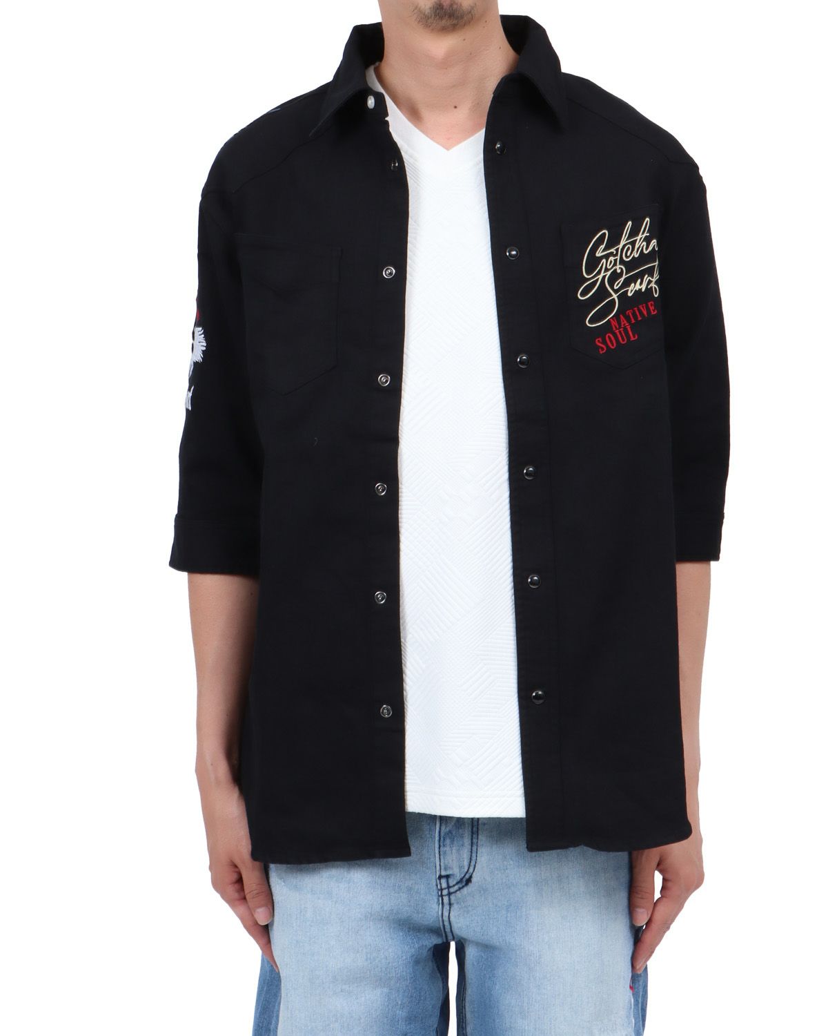 ブラック：174cm62kg(Lサイズ着用)