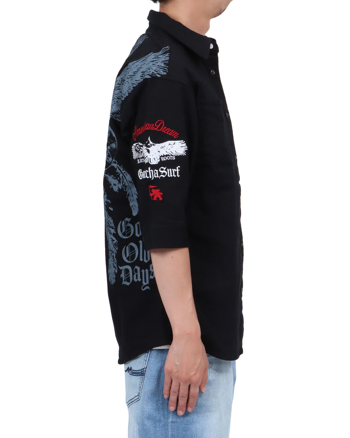 ブラック：174cm62kg(Lサイズ着用)