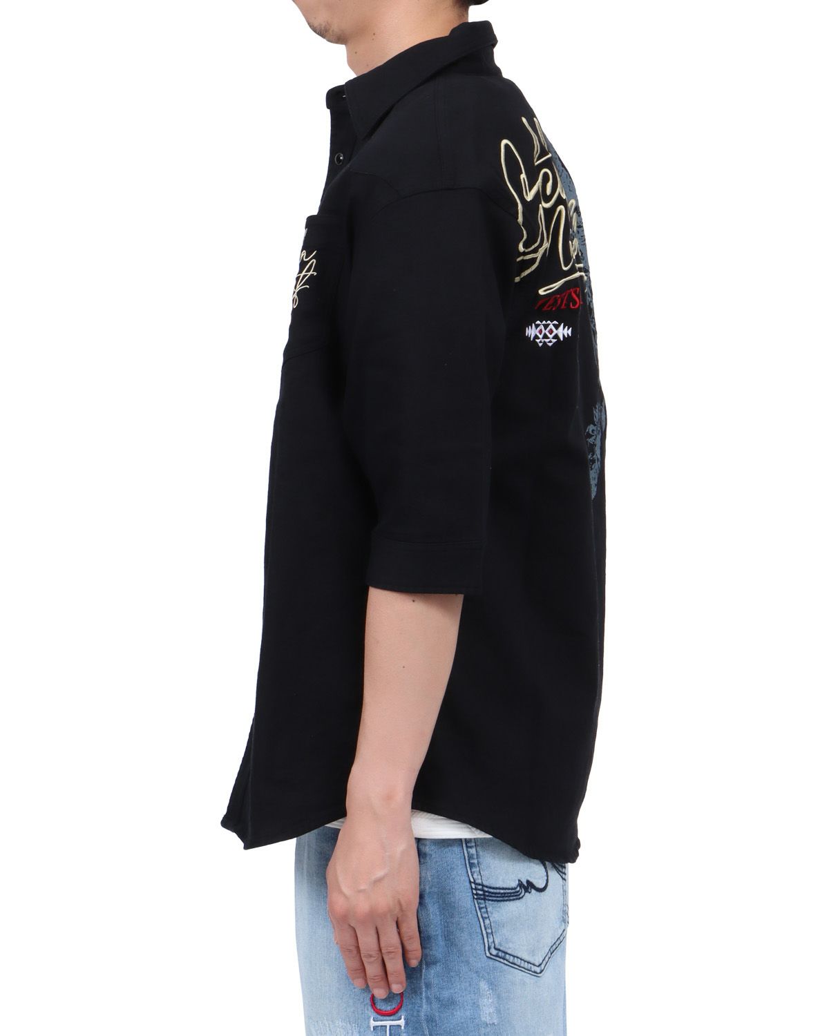 ブラック：174cm62kg(Lサイズ着用)