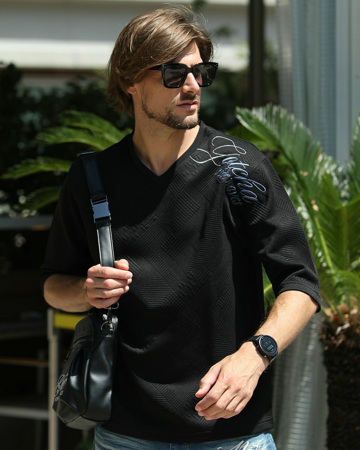 ブラック:183cm70kg(Lサイズ着用)