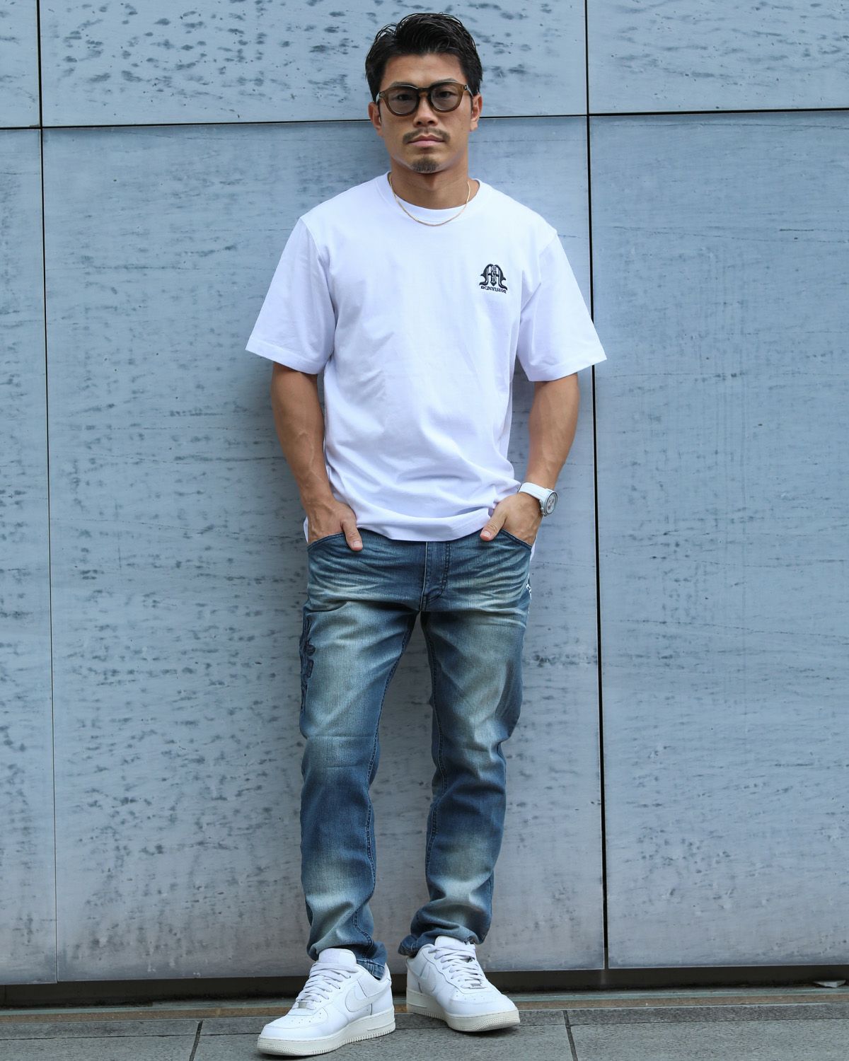 インディゴ:165cm(Sサイズ着用)