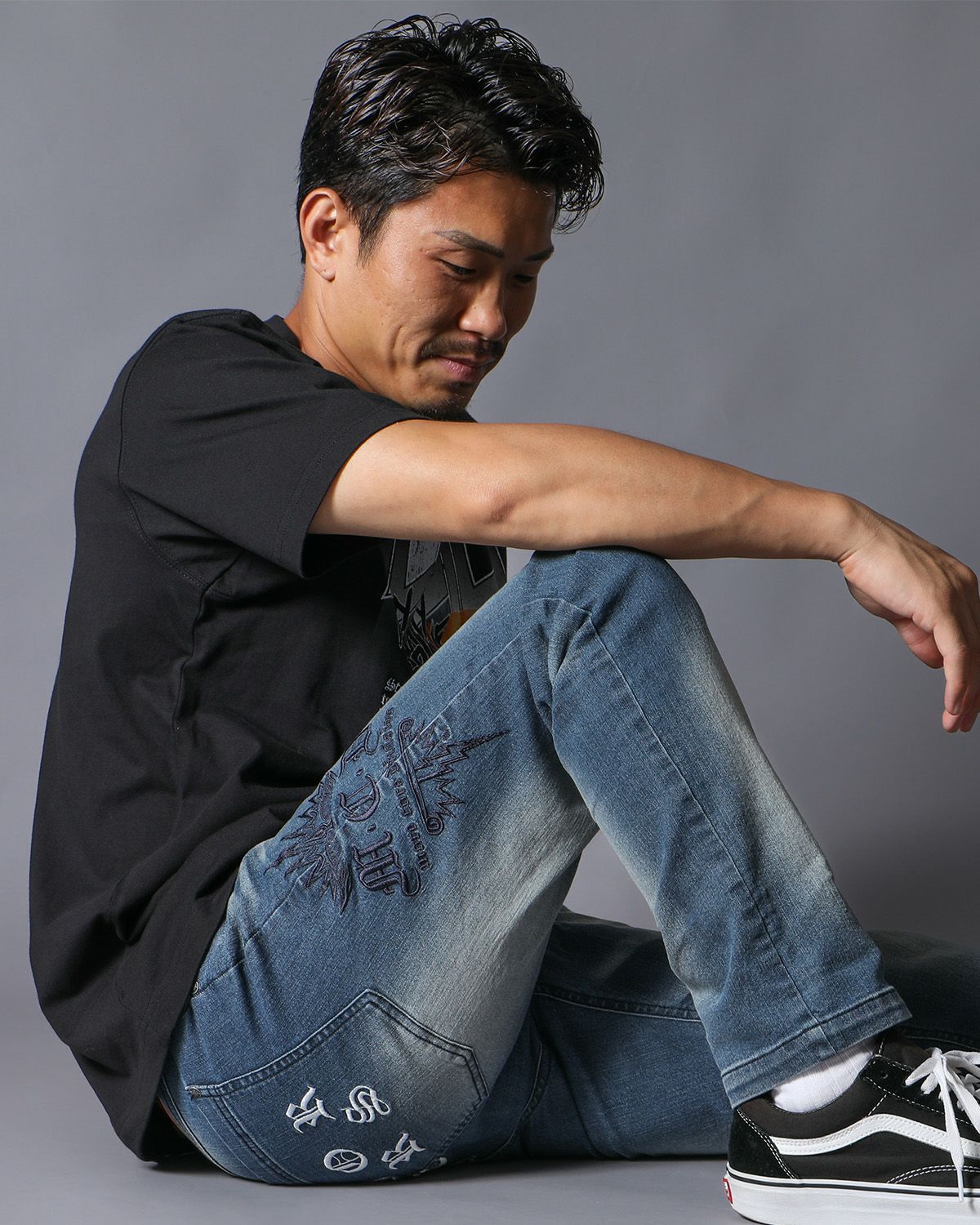 インディゴ:165cm(Sサイズ着用)