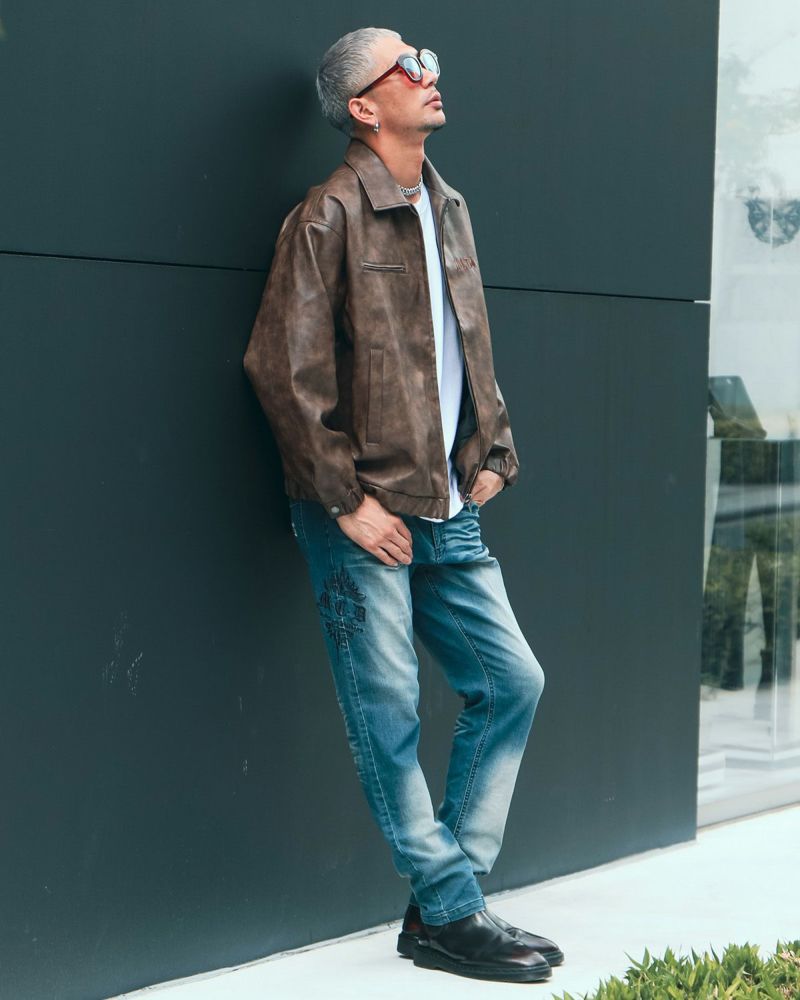 インディゴ:183cm(Lサイズ着用)