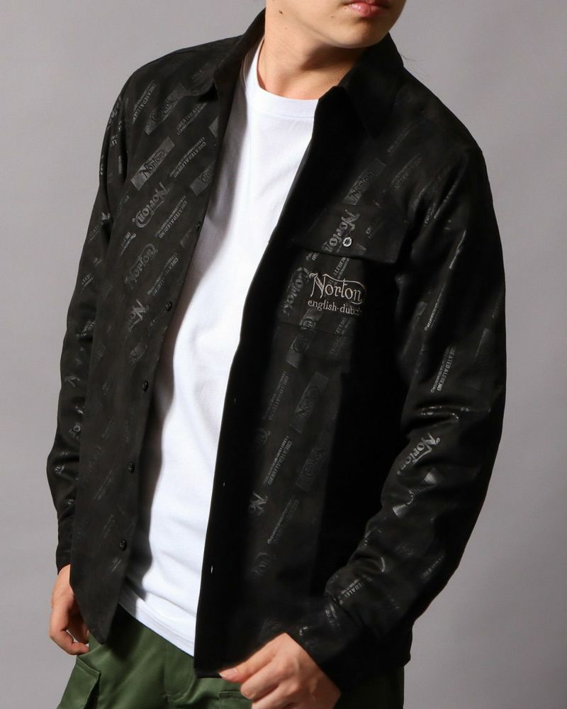 撥水 ポリスウェード ワークシャツ