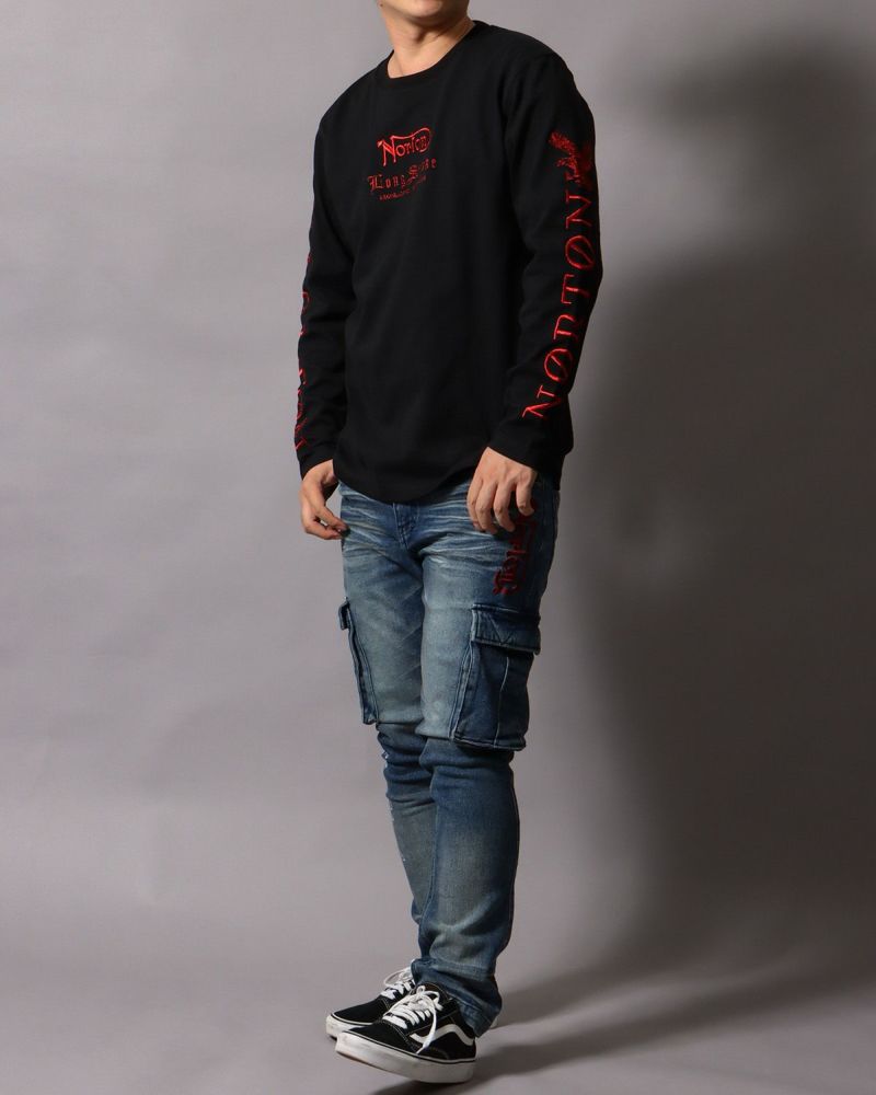 ブラック：178cm/75kg(Lサイズ着用)