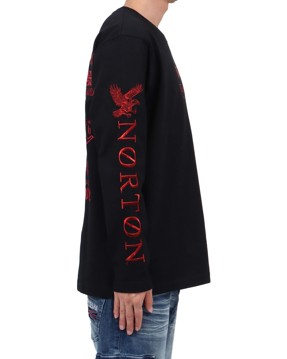 ブラック：174cm62kg(Lサイズ着用)