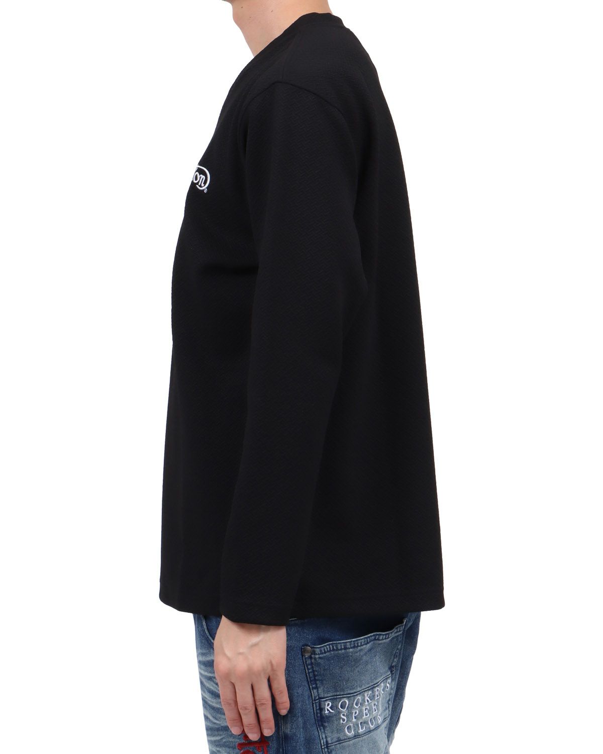 ブラック：174cm62kg(Lサイズ着用)