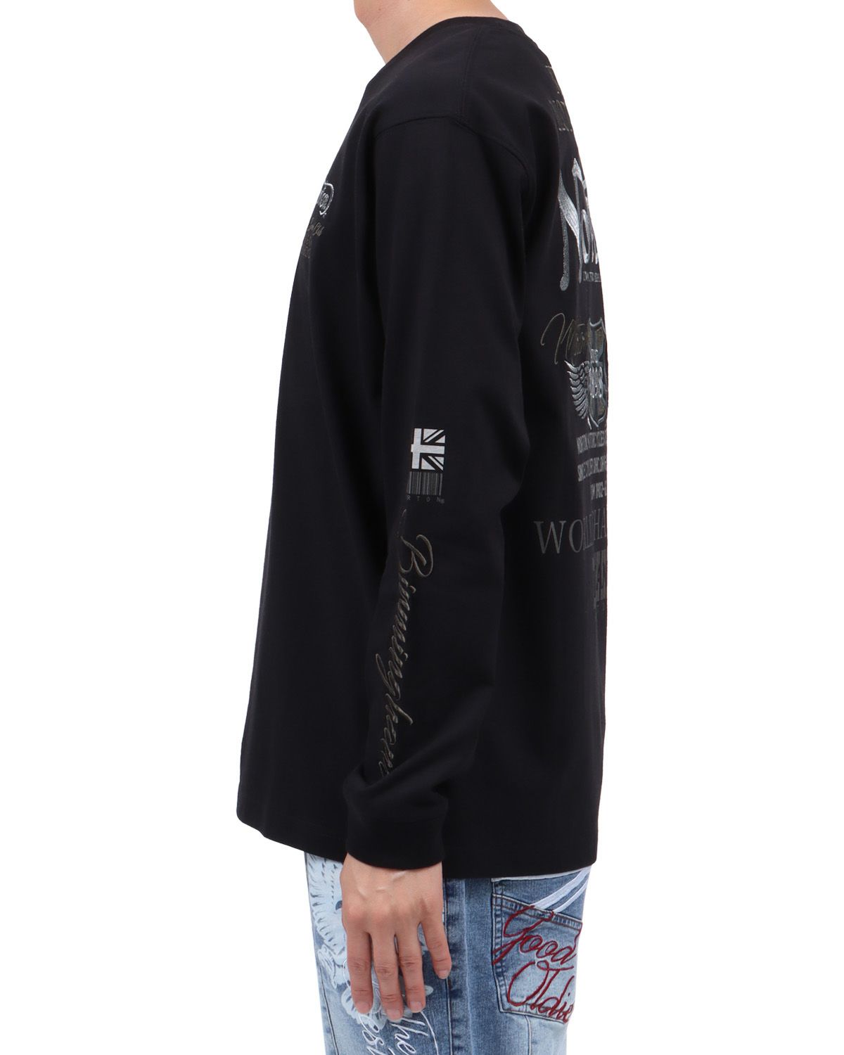 ブラック：174cm62kg(Lサイズ着用)