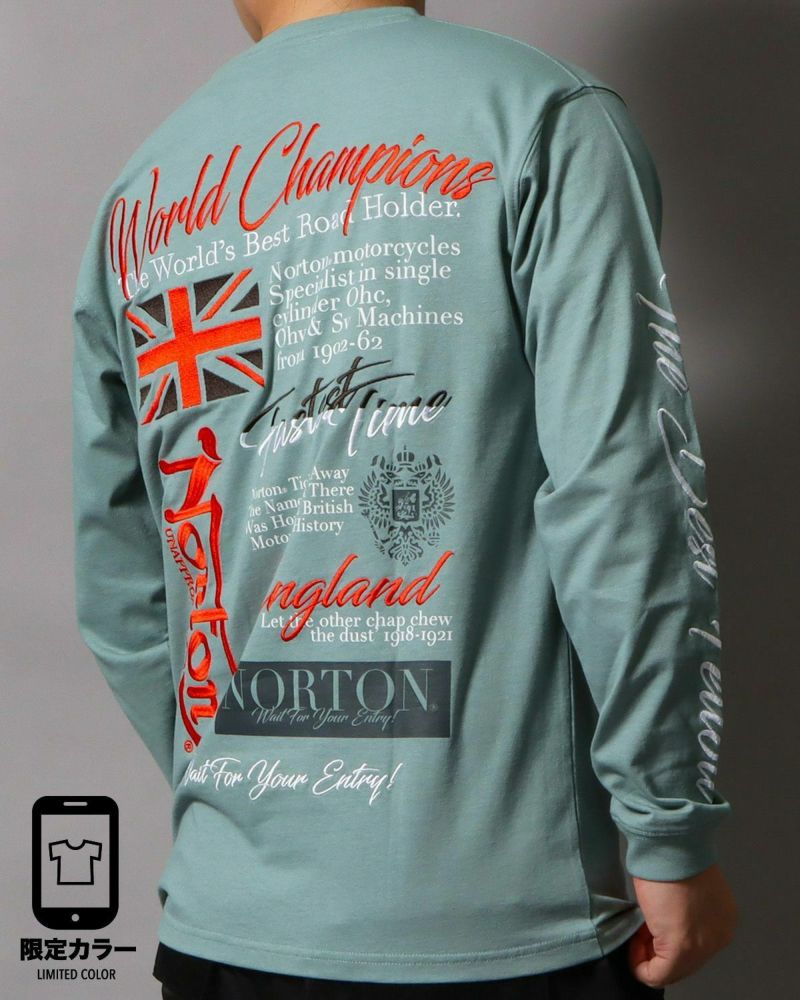 ミントグリーン：178cm/75kg(Lサイズ着用)