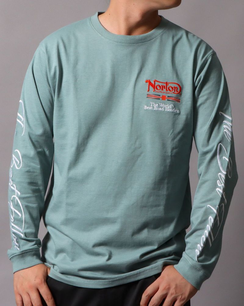 ミントグリーン：178cm/75kg(Lサイズ着用)