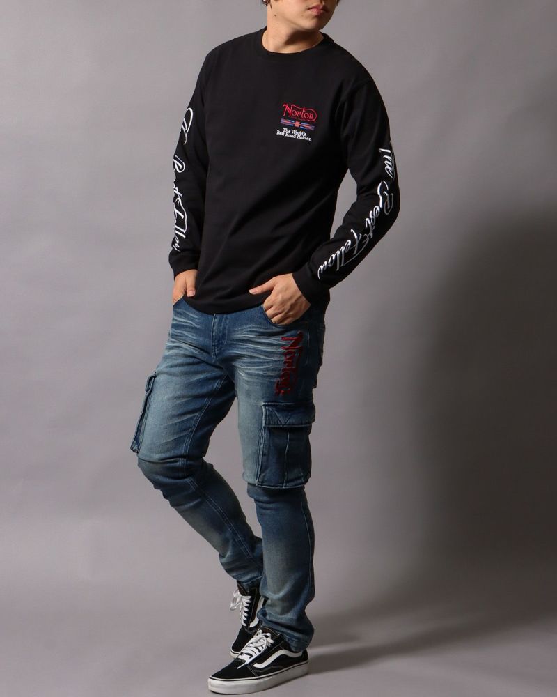 ブラック：178cm/75kg(Lサイズ着用)