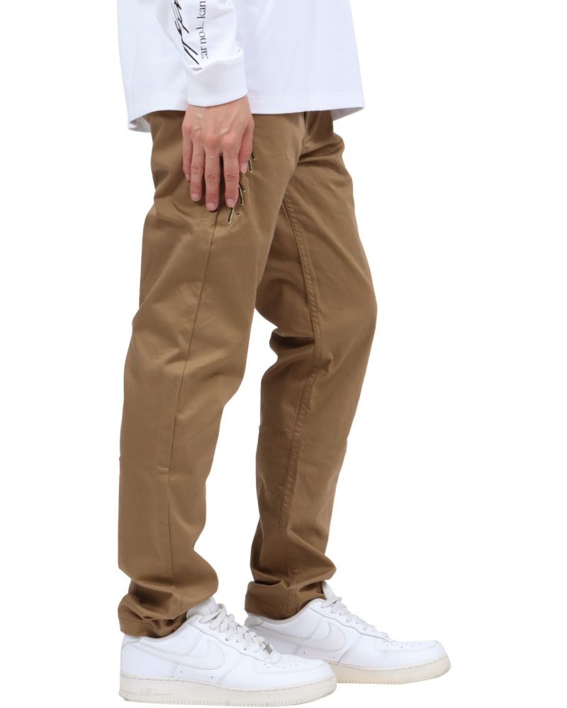 ベージュ：174cm62kg(32inc着用)