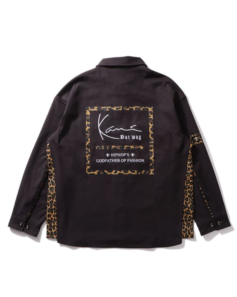 CarlKani ジャケット vintage karl kani denim jacket black Red Stitching XL | eBay