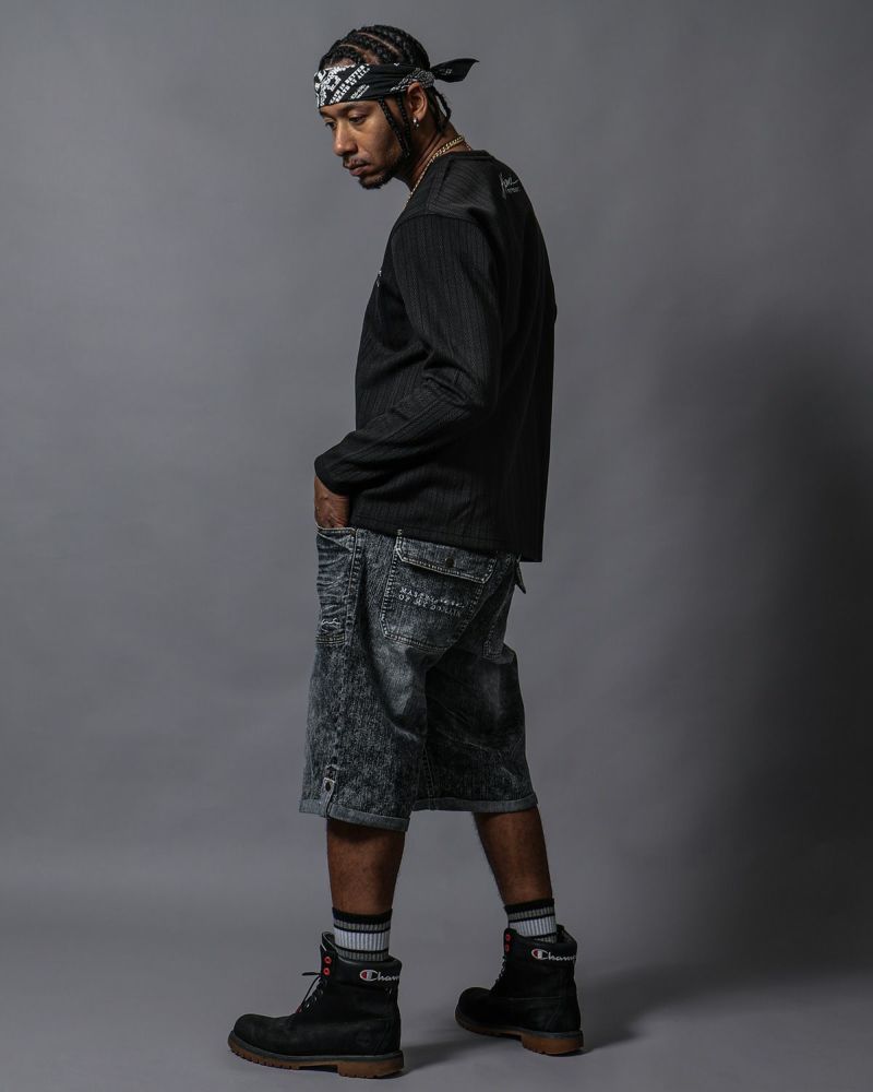 ブラック:180cm (XXL着用)