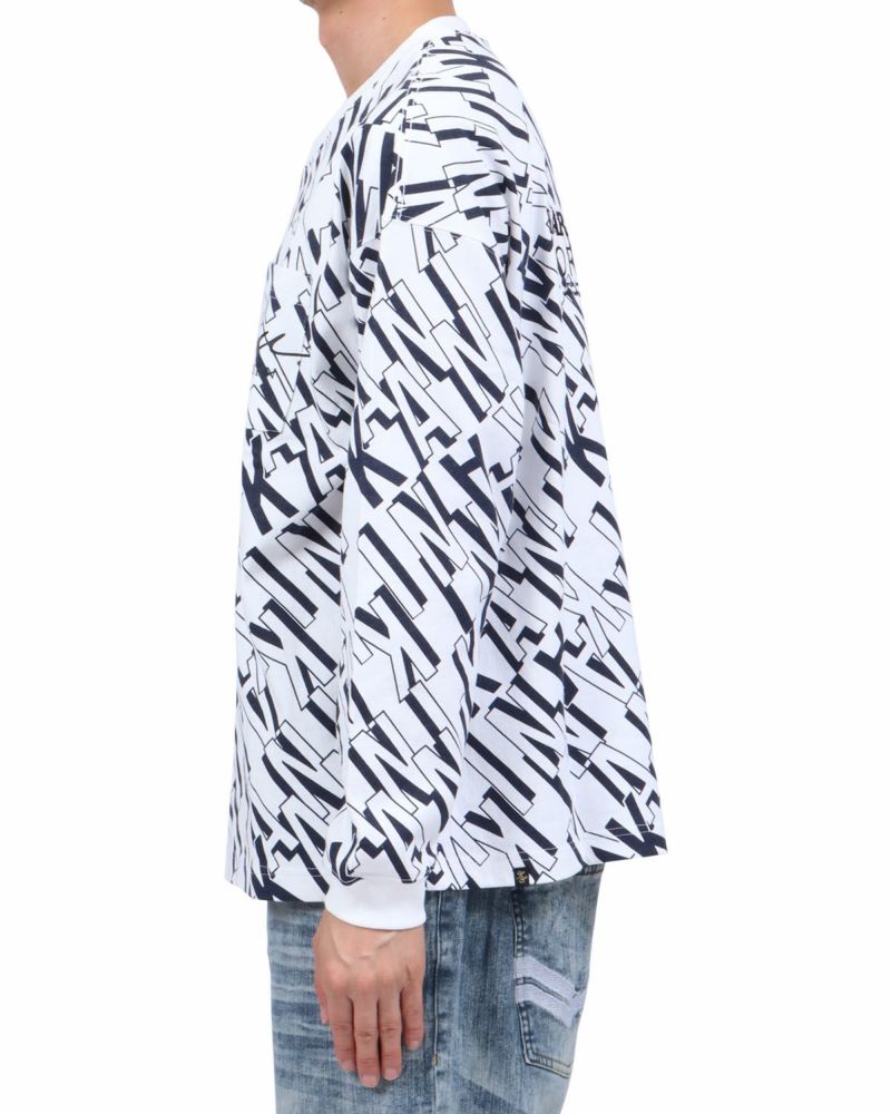 ホワイト：174cm62kg(Lサイズ着用)