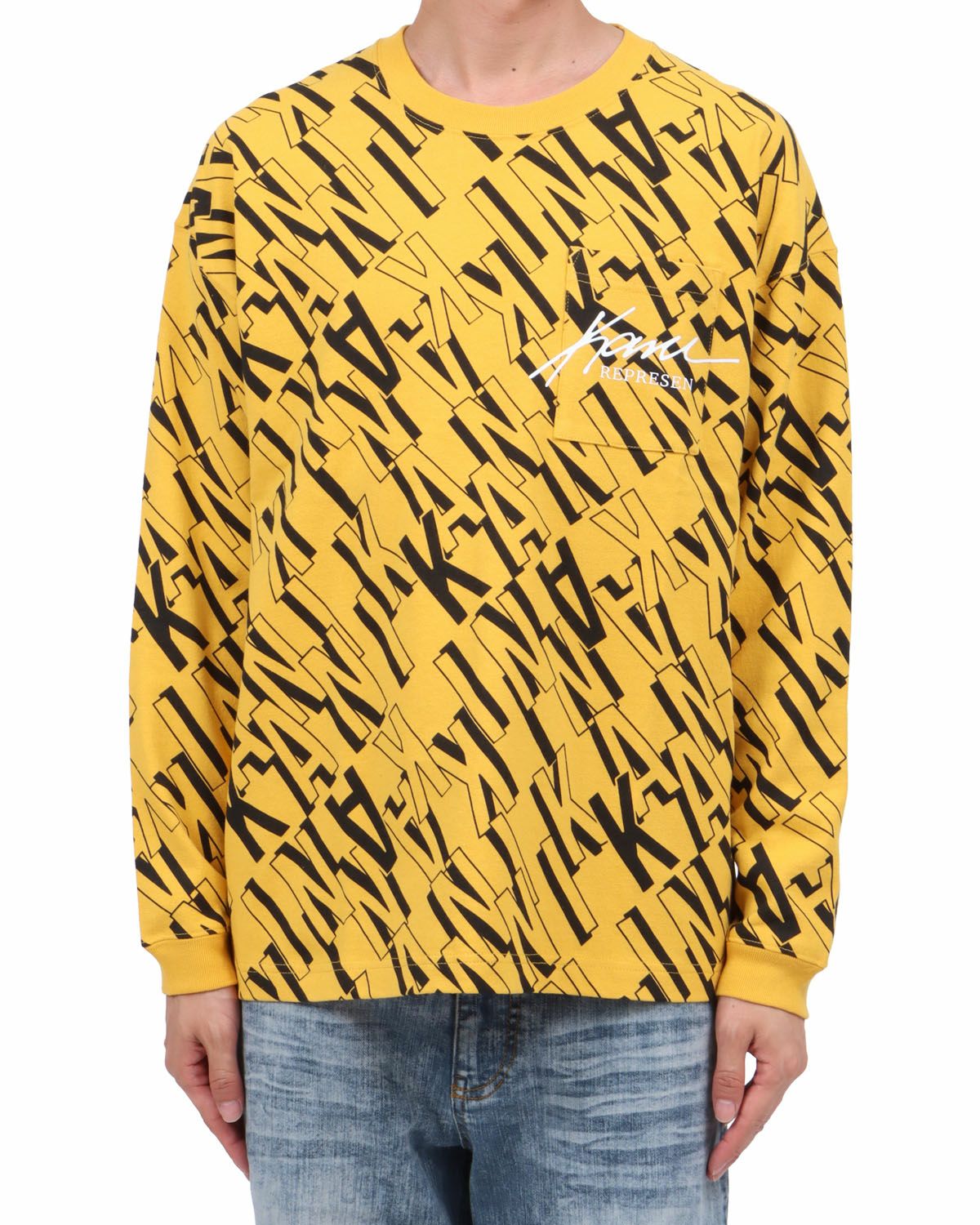 イエロー：174cm62kg(Lサイズ着用)