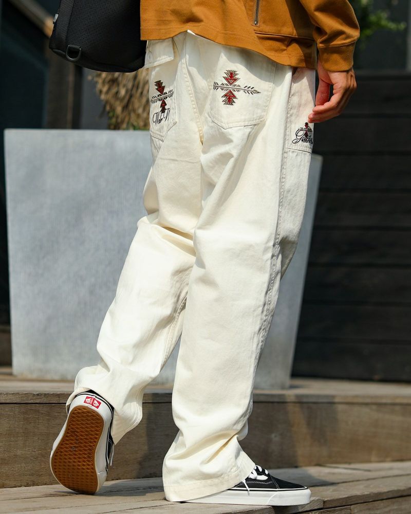 オフホワイト：180cm/70kg(Lサイズ着用)