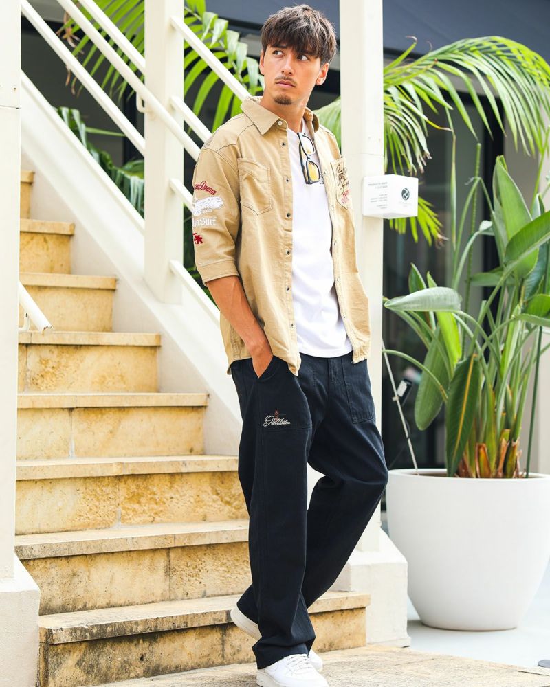 ブラック：180cm/70kg(Lサイズ着用)