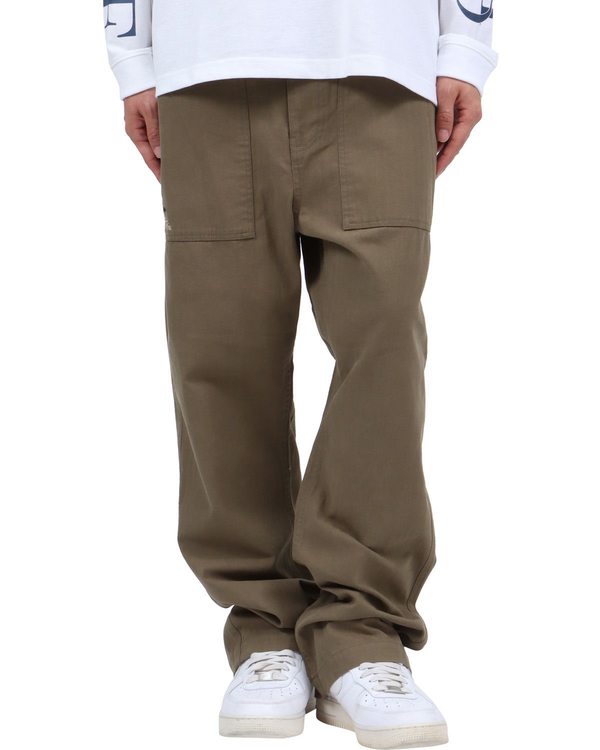 カーキ：174cm62kg(Lサイズ着用)