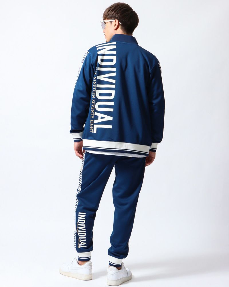 ネイビー：180cm/70kg(Lサイズ着用)