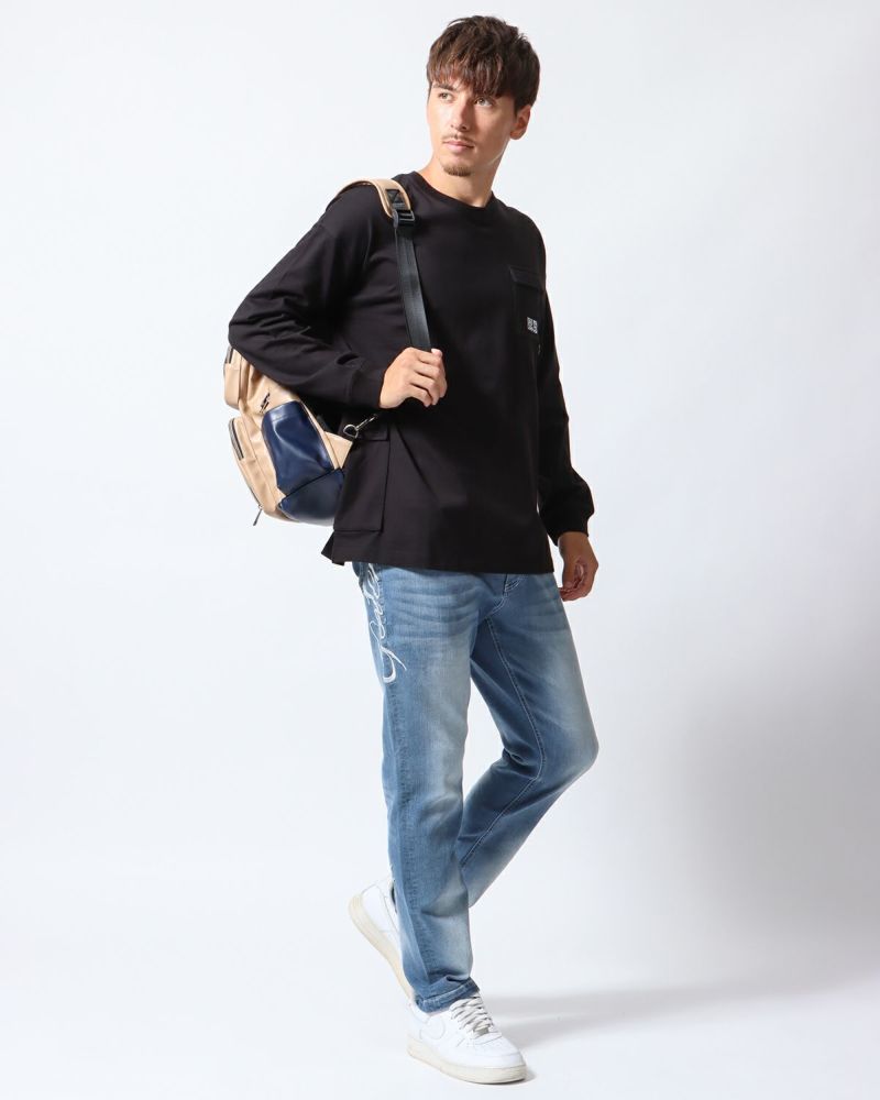 ブラック：180cm/70kg(Lサイズ着用)