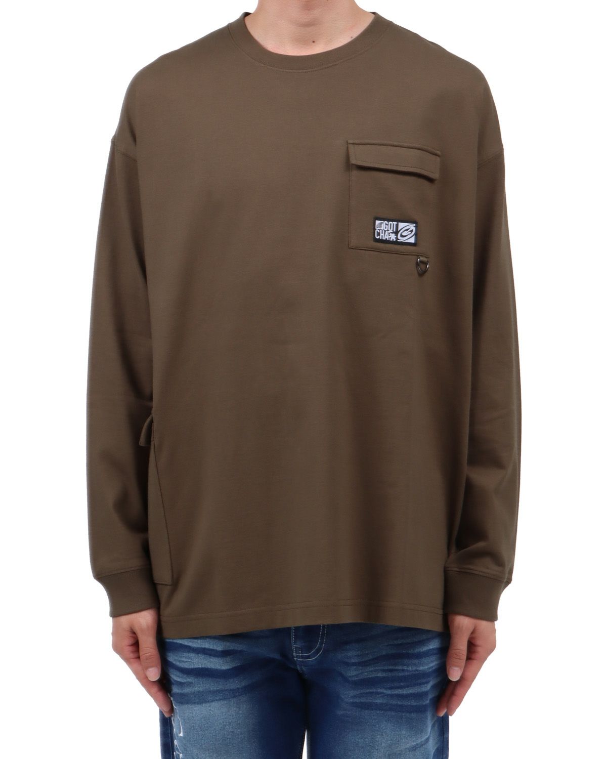 カーキ：174cm62kg(Lサイズ着用)