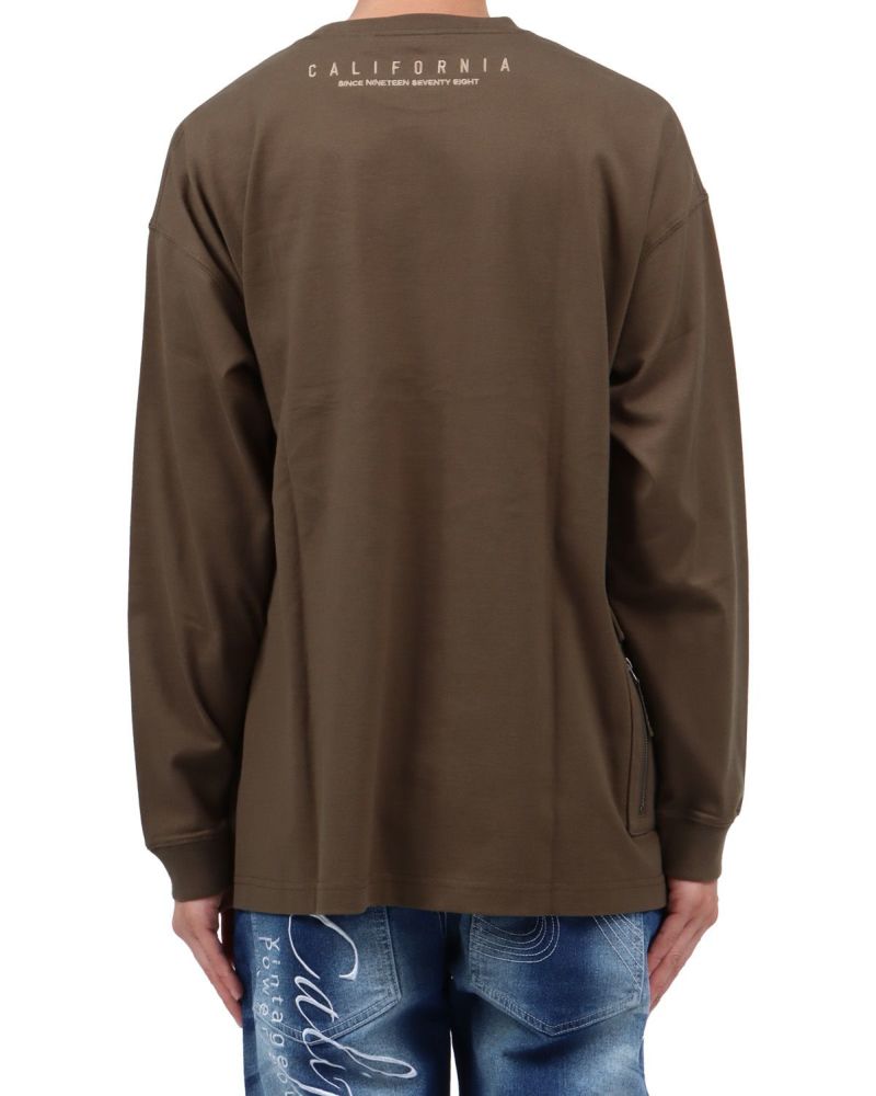 カーキ：174cm62kg(Lサイズ着用)