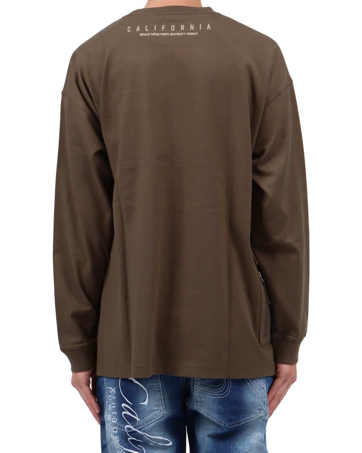 カーキ：174cm62kg(Lサイズ着用)