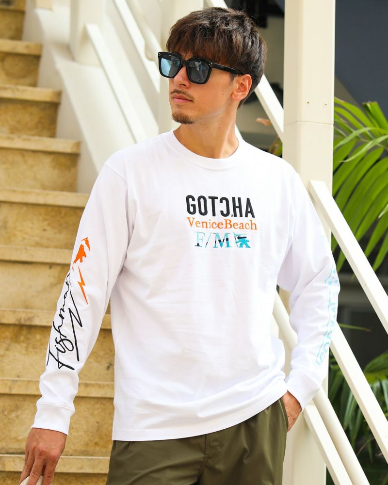 ホワイト：180cm/70kg(Lサイズ着用)