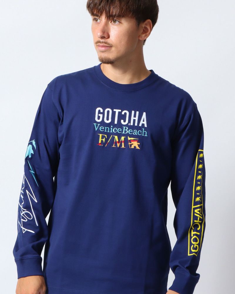 ネイビー：180cm/70kg(Lサイズ着用)