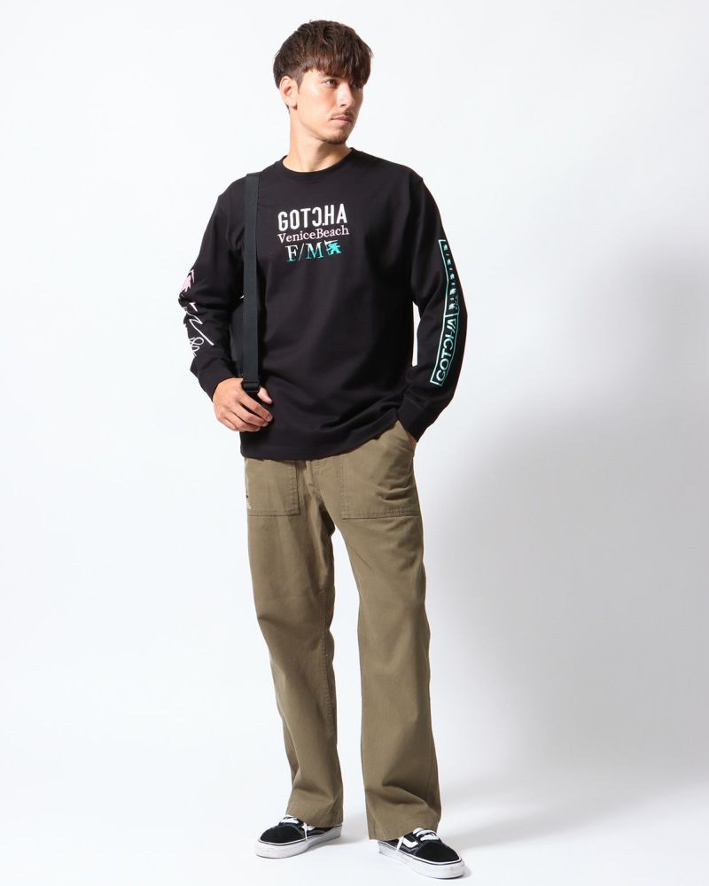 ブラック：180cm/70kg(Lサイズ着用)