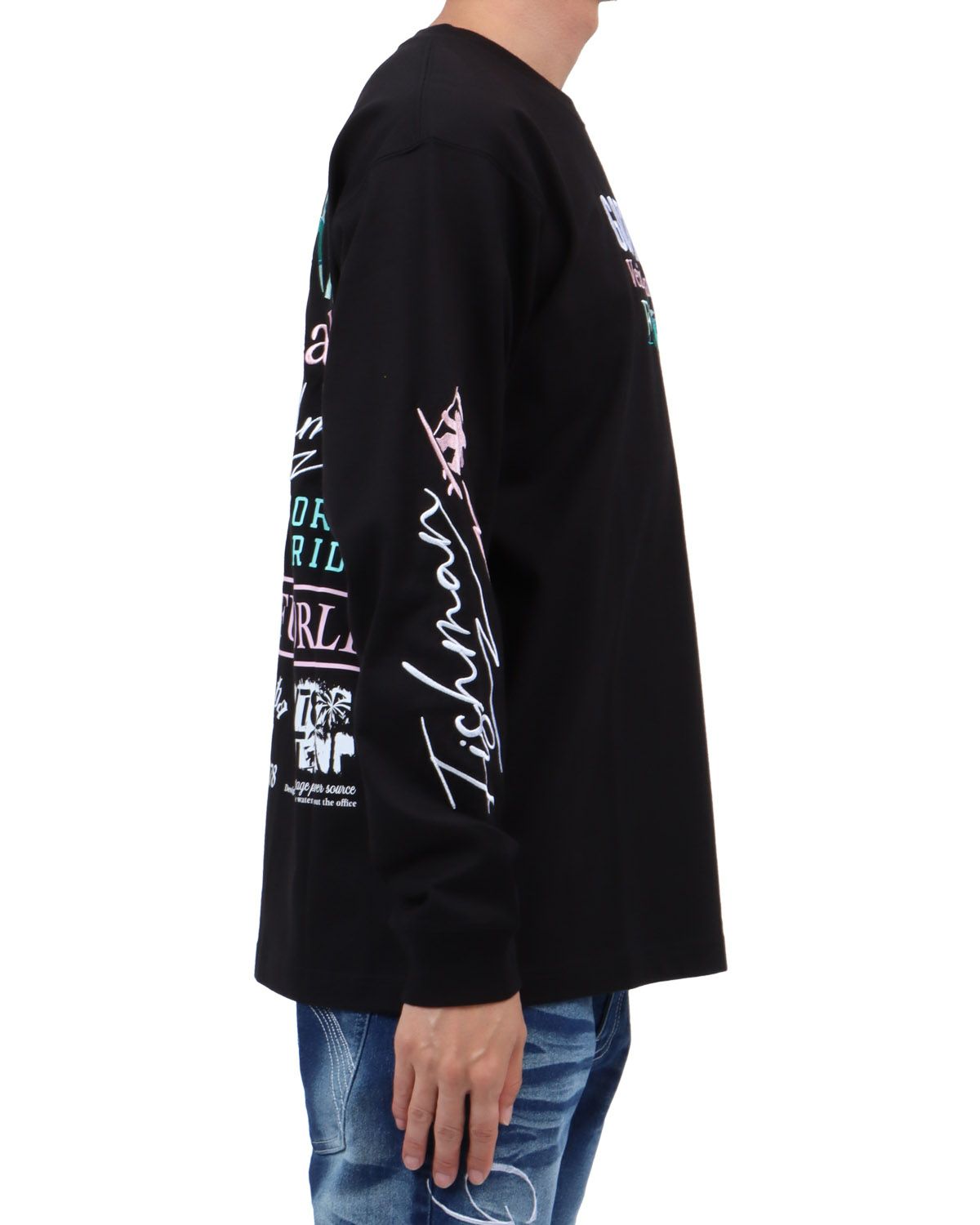 ブラック：174cm62kg(Lサイズ着用)