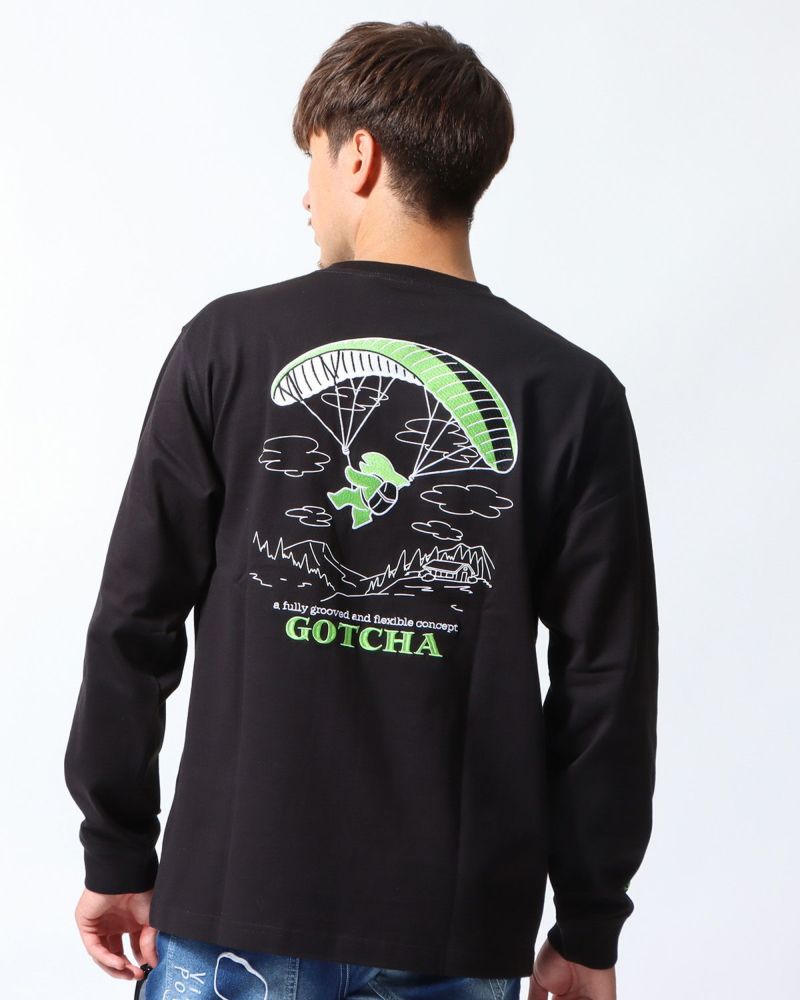 ブラック：180cm/70kg(Lサイズ着用)