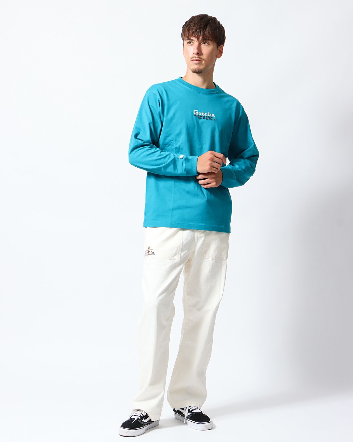 ブルー：180cm/70kg(Lサイズ着用)