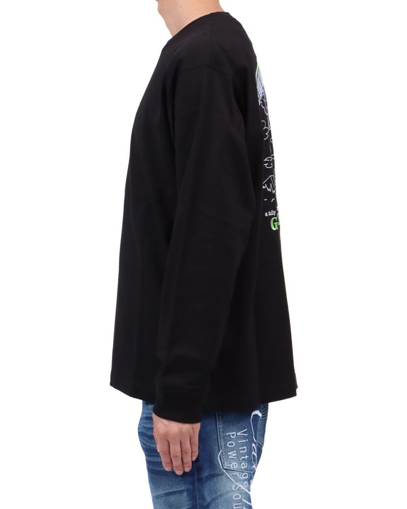 ブラック：174cm62kg(Lサイズ着用)