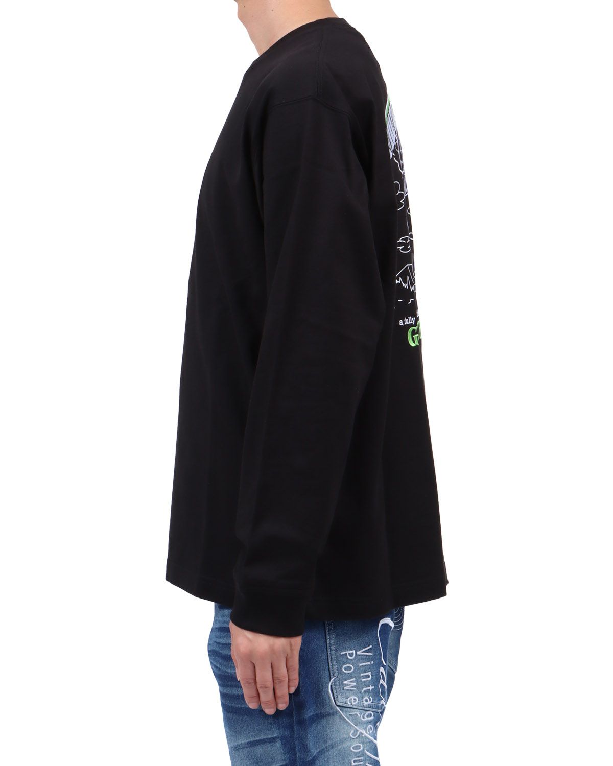 ブラック：174cm62kg(Lサイズ着用)