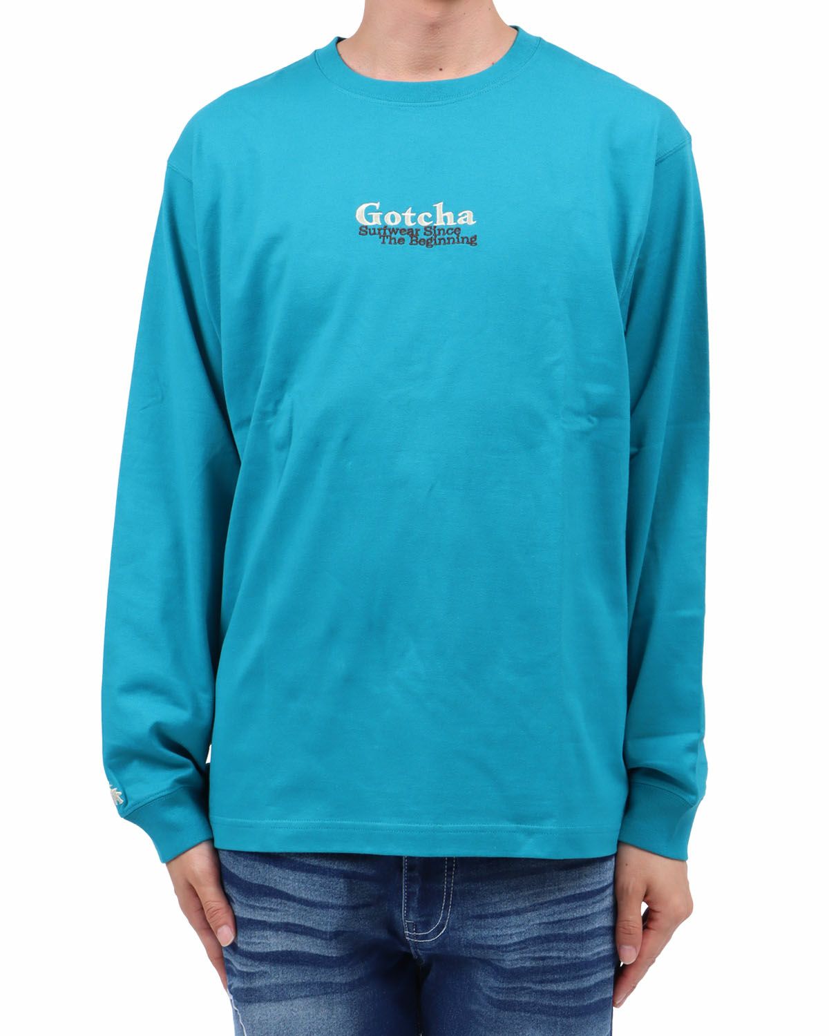 ブルー：174cm62kg(Lサイズ着用)