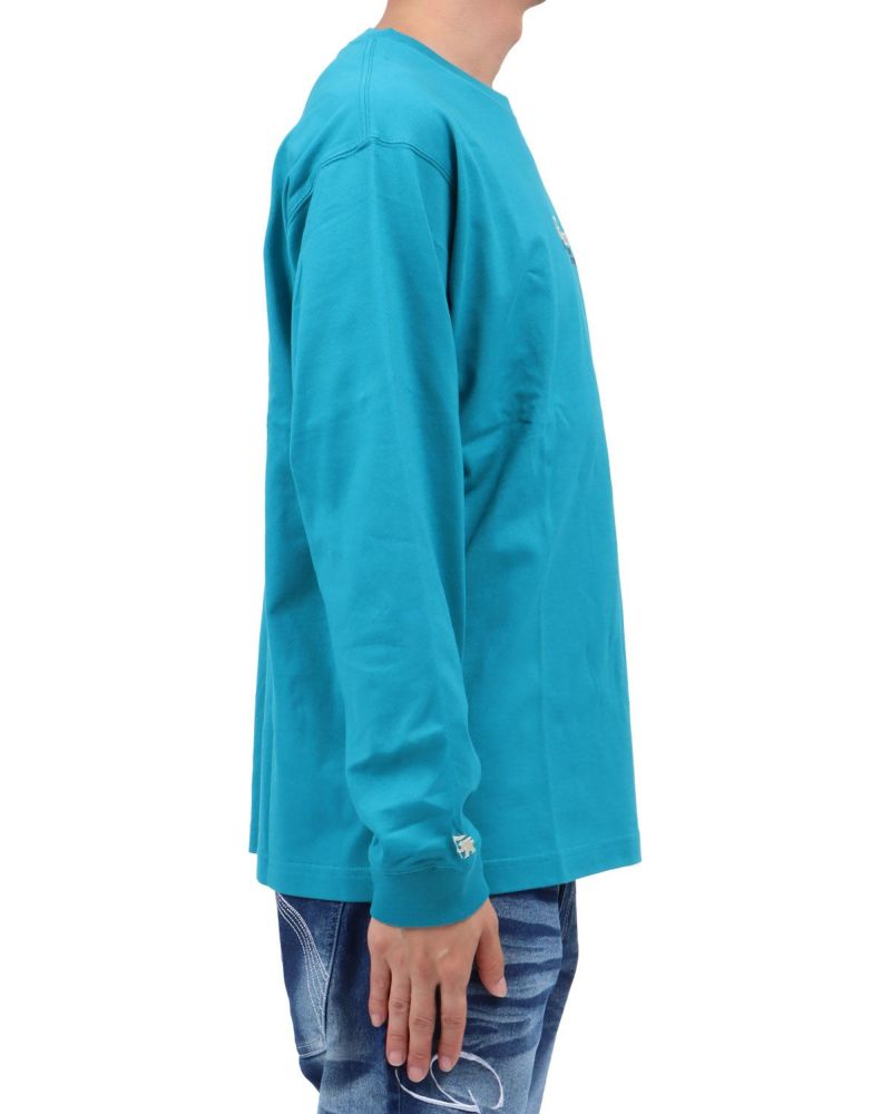 ブルー：174cm62kg(Lサイズ着用)