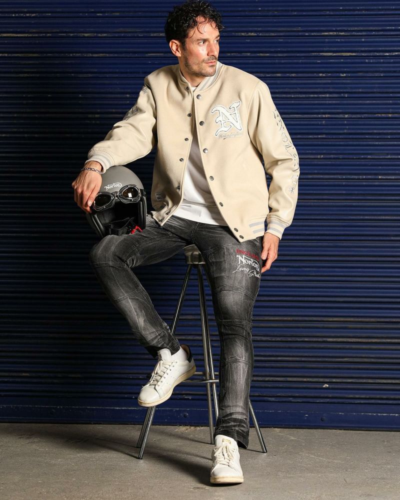 Norton] モノトーン サガラ スタジャン | PEET ONLINE STORE