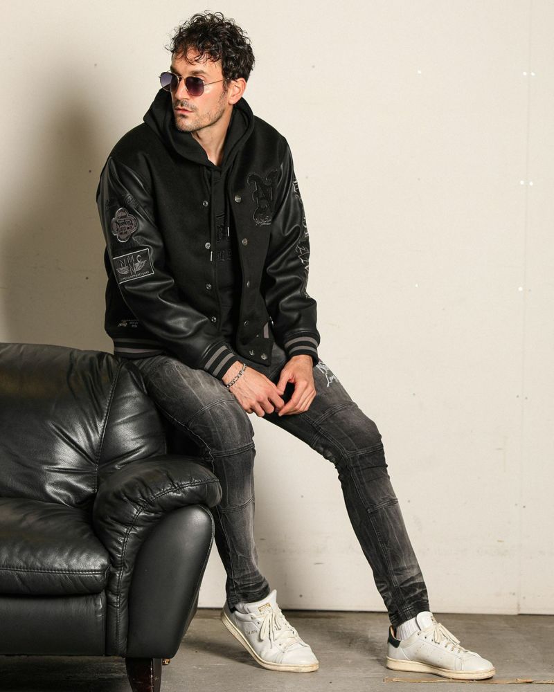 Norton] モノトーン サガラ スタジャン | PEET ONLINE STORE