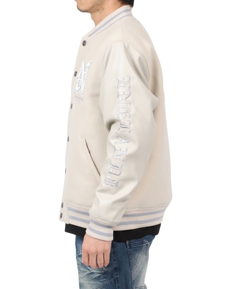 オフホワイト：180cm67kg(Lサイズ着用)